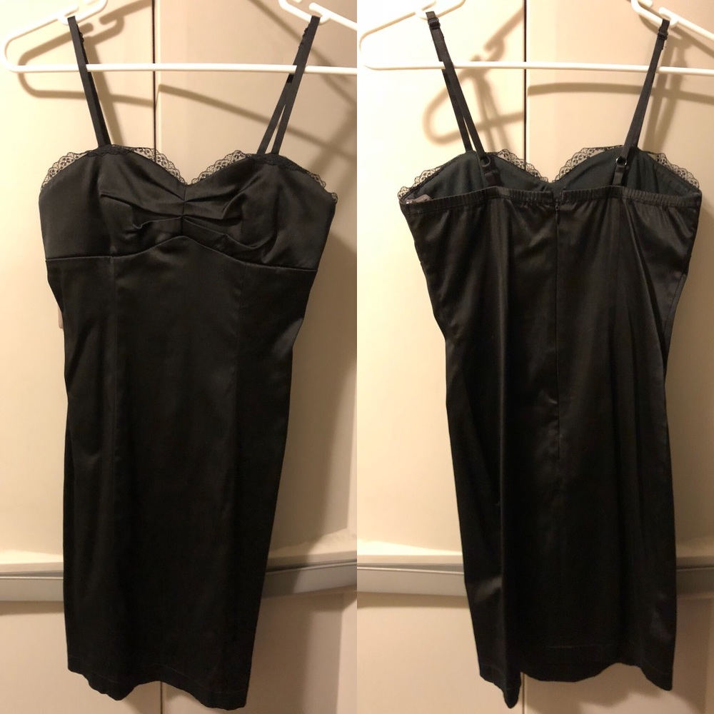 Black dress.